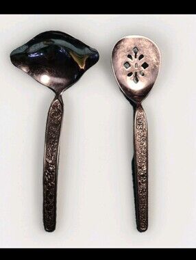 Vintage National Stainless Servia Sevita Gravy & Candy Nut Serving Spoon